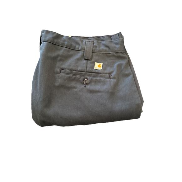 Carhartt NVY Dungaree Fit Carpenter Pants Size 40x30 Navy Workwear - Picture 10 of 11